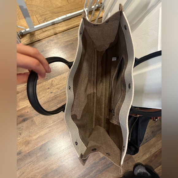 Faux YSL Rive Gauche Canvas Tote - Picture 4 of 4